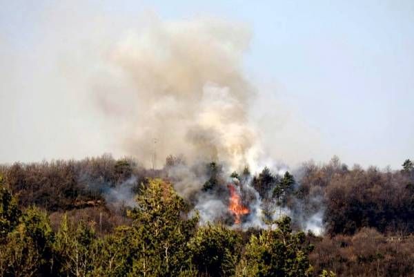 Imágenes del incendio en la Ribagorza