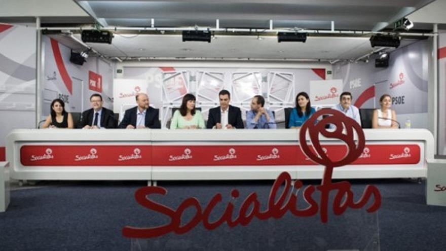 Primera reunión de la nueva Ejecutiva socialista