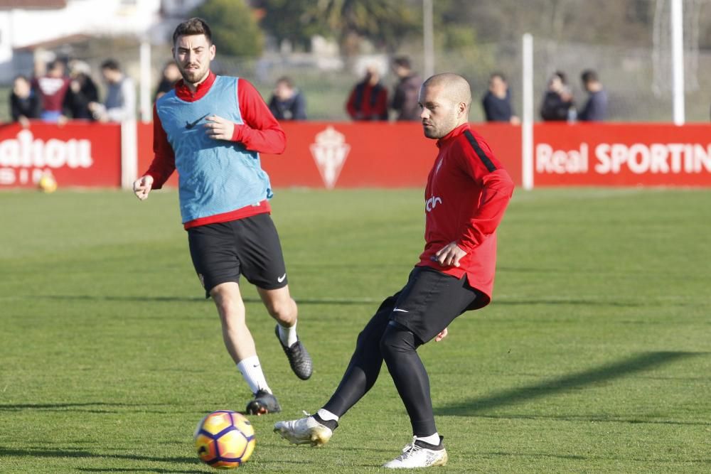 Entrenamiento del Sporting