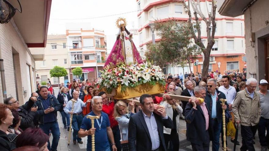 La Virgen de la Salud sale a las calles por su Romería