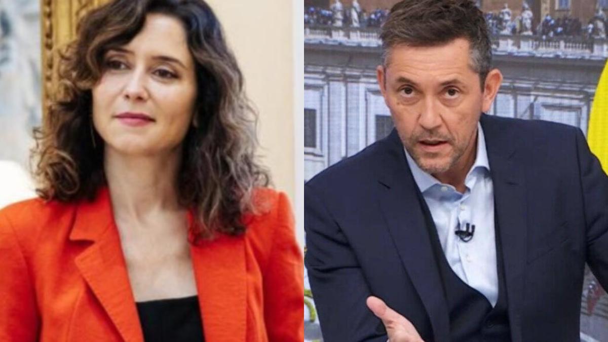 Ayuso en un acto institucional / Javier Ruiz en 'Mañaneros'