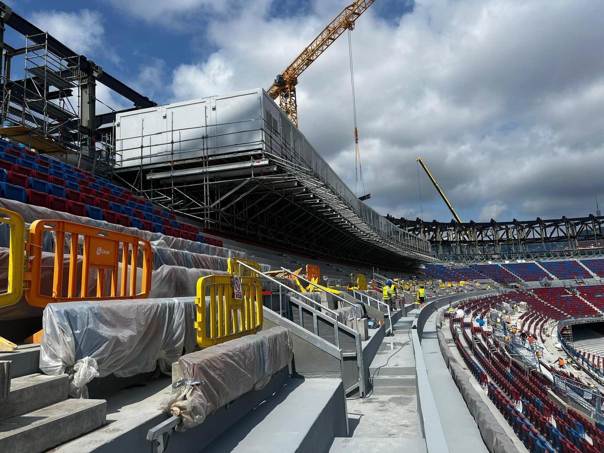 Así está el Camp Nou a día de hoy