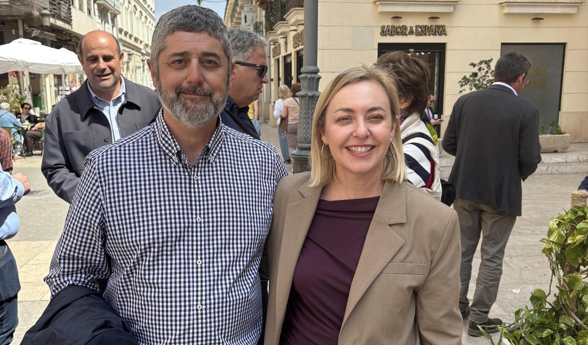 Manuel González y Natalia Enguix.