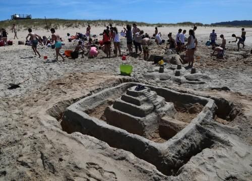 castillo arena a lanzada