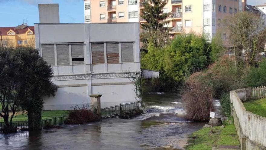 El río Mendo a su paso por Betanzos