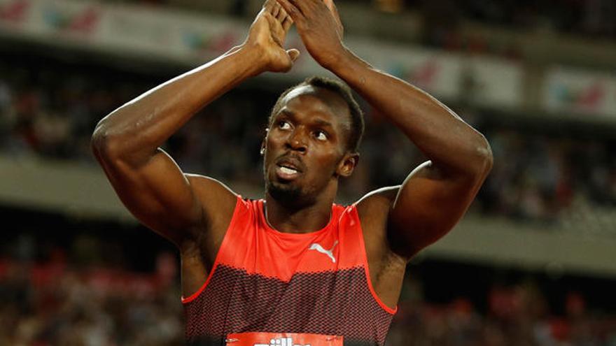 Usain Bolt, en una carrera // John Sibley