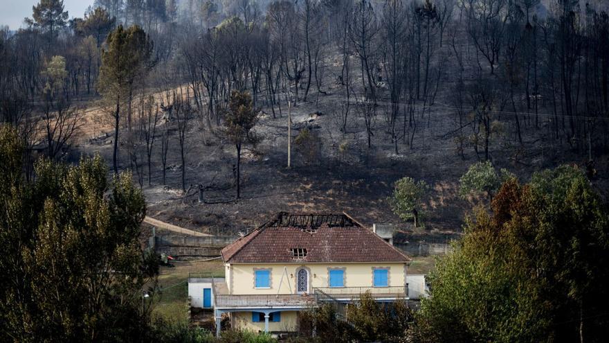 Ourense pasa del color verde al negro: más superficie ardida que en el octubre de 2017