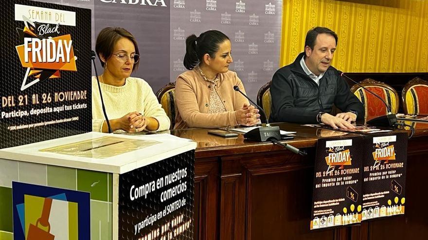 Presentación de la campaña del Black Friday en Cabra.