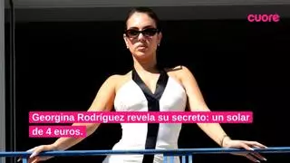 Ni blanco ni pesado el protector solar de 4 euros que usa Georgina Rodríguez suena a fichaje de verano