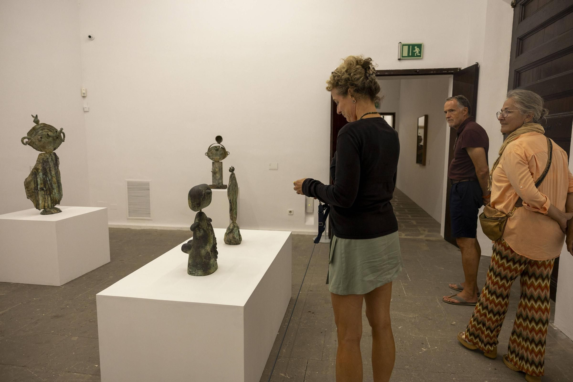 La inauguración de la exposición de Joan Miró en el Casal Solleric