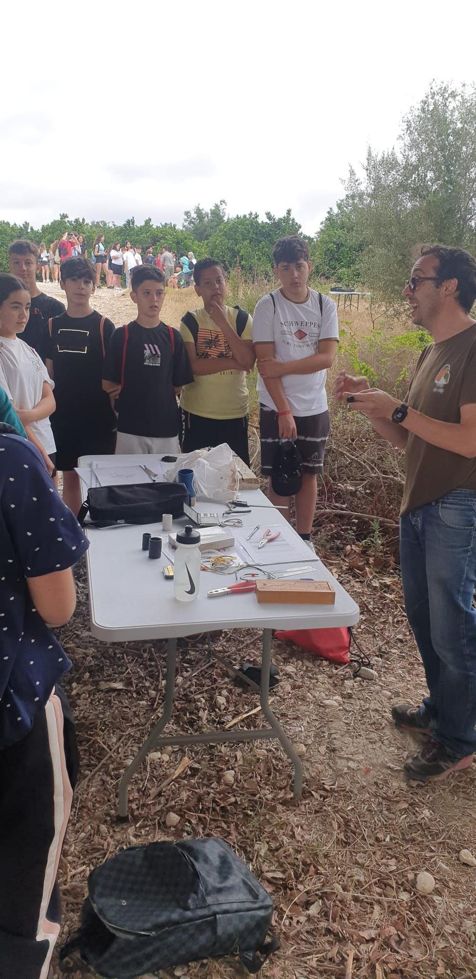 Jornada de observación y anillamiento de aves con alumnado del IES Ribera de Xàtiva