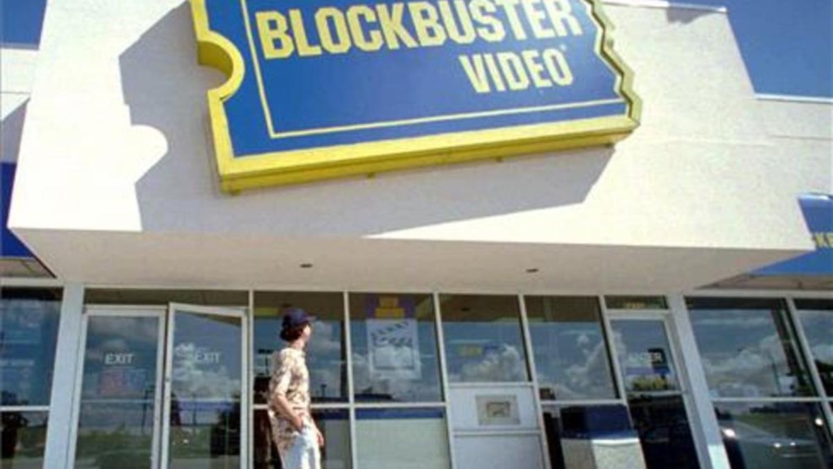 Imagen de tienda de Blockbuster.