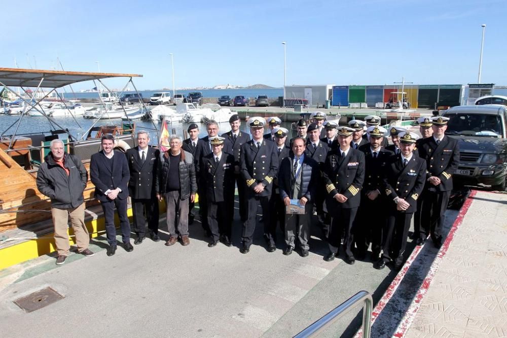 Oficiales de la OTAN comprueban el potencial de los sistemas de detección submarina de la UPCT en el Mar Menor