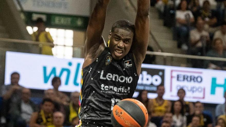 Moussa Diagné, en el partido del domingo ante el Río Breogán.