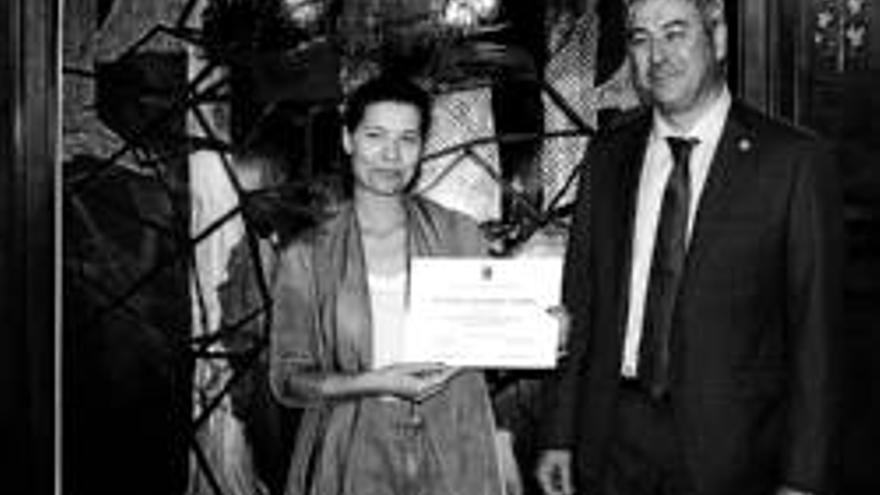 María Enfedaque, ganadora del premio Joaquina Zamora