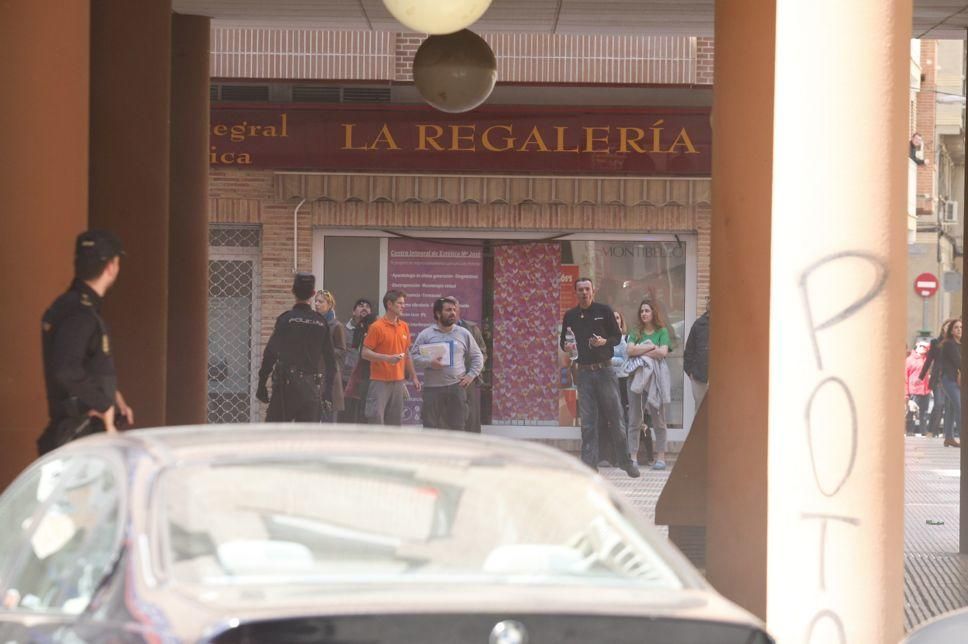 Incendio en una casa en San Antón