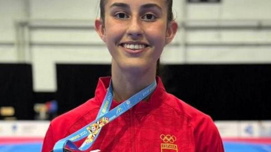 Carla Sesar roza la medalla en los Juegos del Mediterráneo