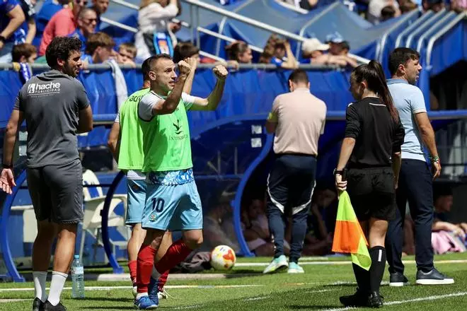 Fotogalería | Las imágenes del ascenso del Coria en Oviedo