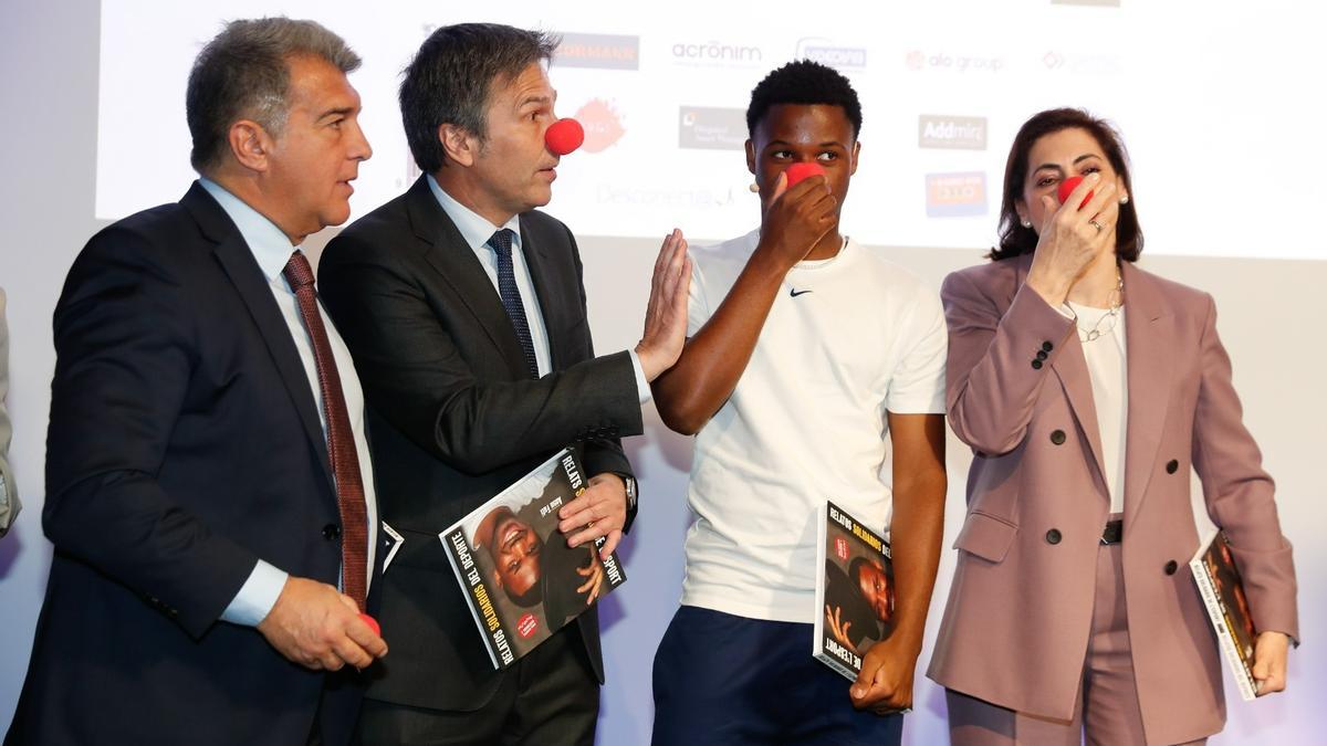 Joan Laporta: "¿Fichar a un crack? Tenemos a Ansu"