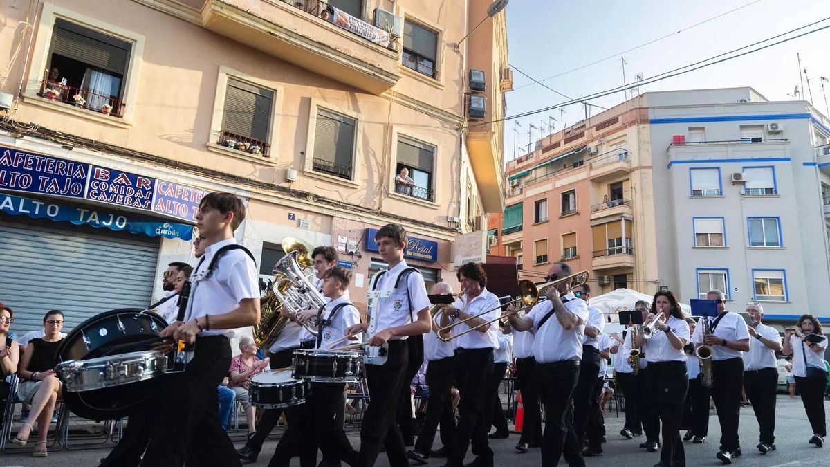 Músics a la Torre dilluns passat
