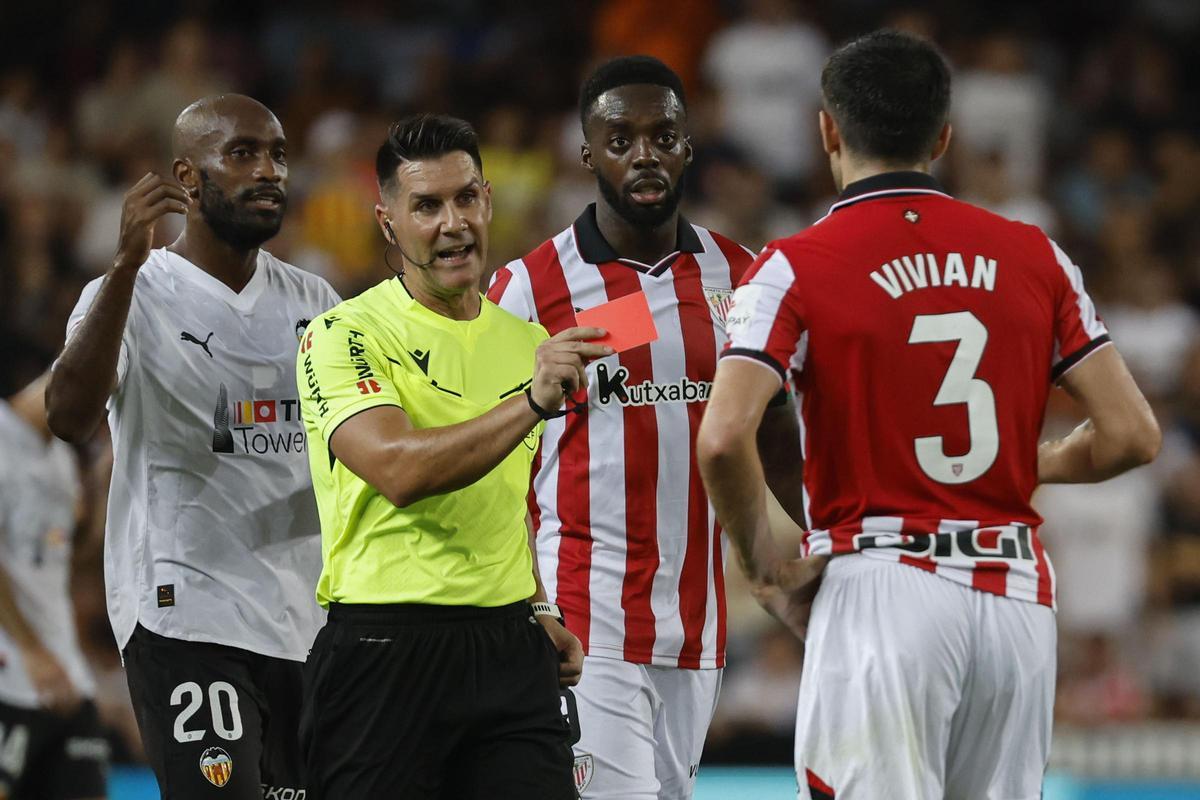 Iñaki Williams, en la visita del Athletic a Mestalla en mayo de este año.