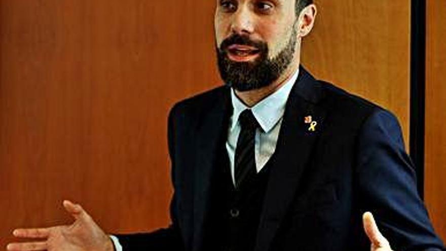 El president del Parlament, Roger Torrent