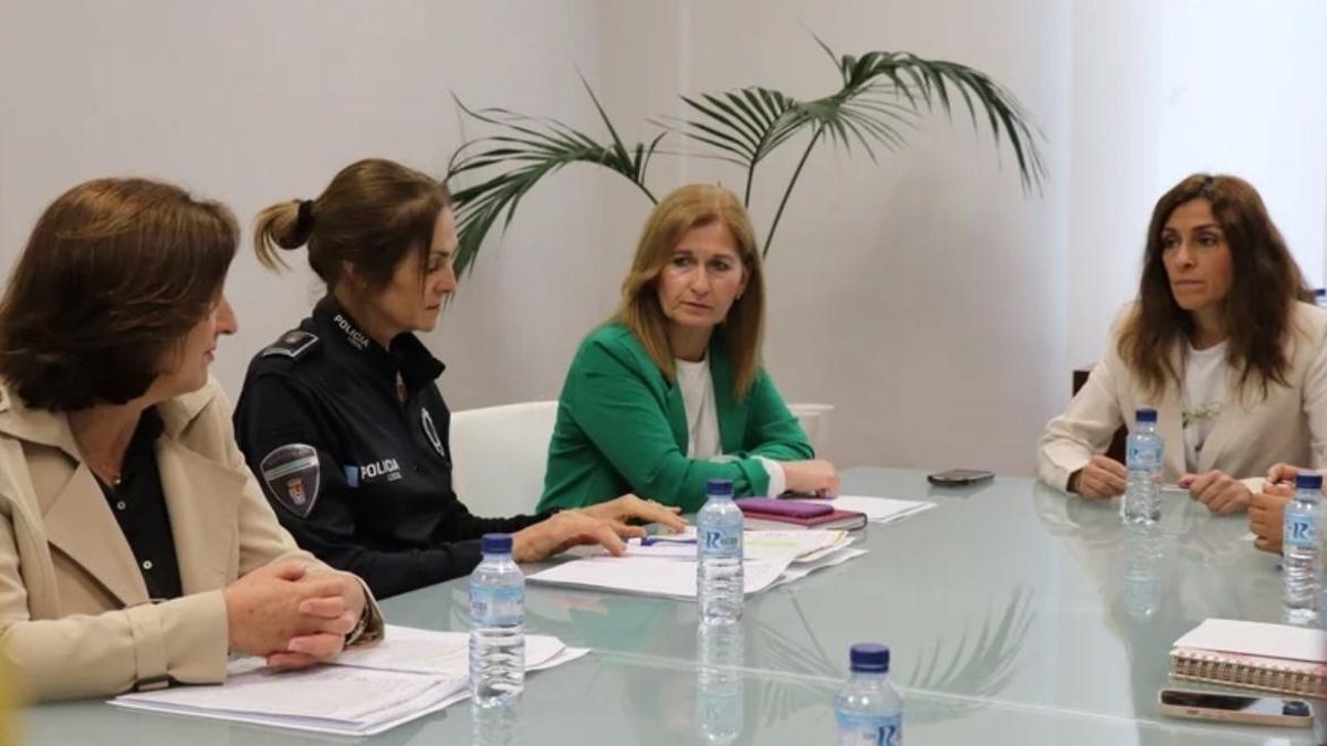 Reunión de la mesa de coordinación de violencia de género en Villanueva.