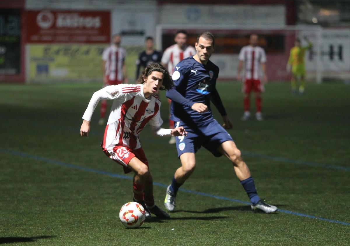 Robert Carril en una acción del Alondras-Polvorín.