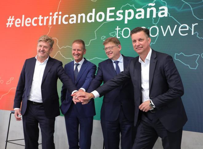 Volkswagen presenta su nueva planta de baterías en Sagunt