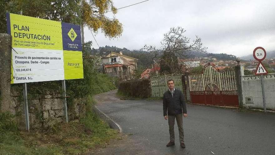 El concejal de Urbanismo, Rafael Soliño, visitó la zona de actuación. // Gonzalo Núñez