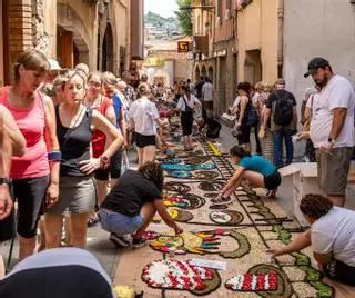Arbúcies celebrarà el 31 de maig els 80 anys de les catifes de flors amb una edició més participativa i amb canvis
