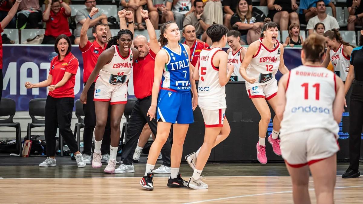 España derrotó en 'semis' a Italia y luchará por el oro ante Lituania