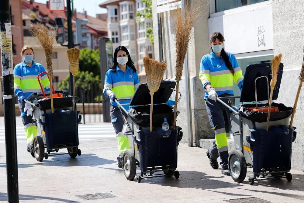 Murcia en su tercer domingo de confinamiento