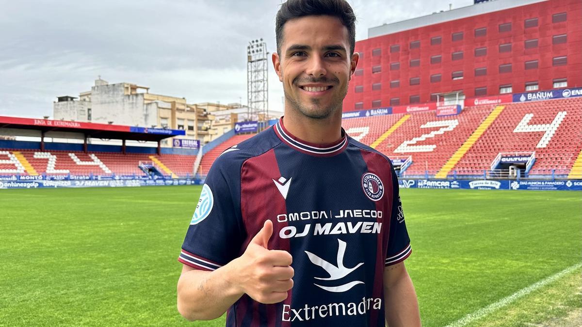 Fran Rosales, jugador del Extremadura.