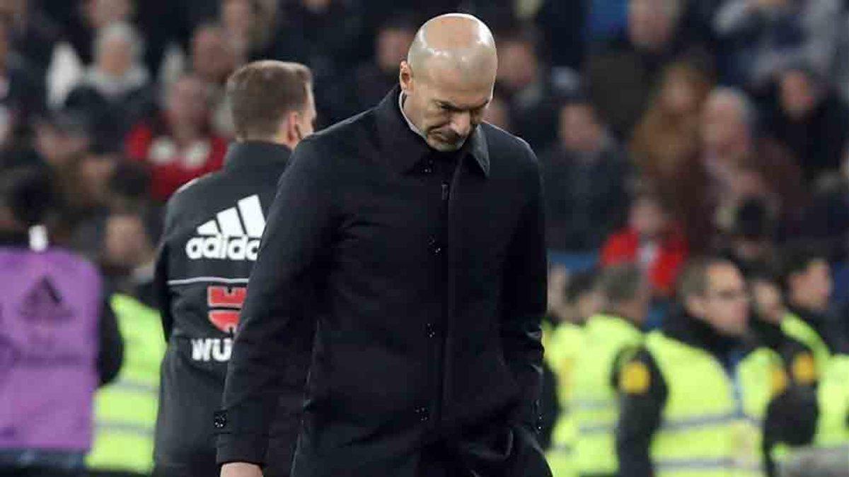 Zidane quedó nuevamente eliminado de la Copa del Rey