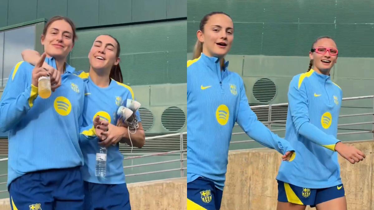 Alexia Putellas y Noa Jiménez, las novedades en el entreno del Barça