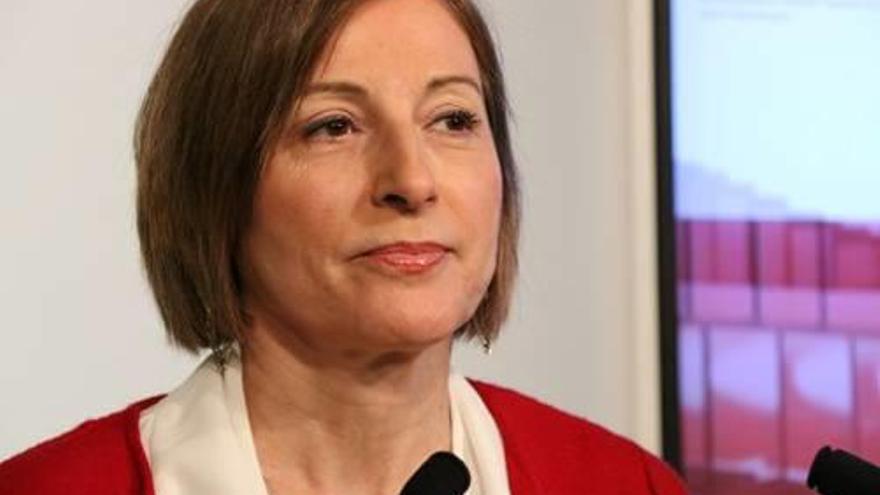 La fins ara presidenta del Parlament, Carme Forcadell.