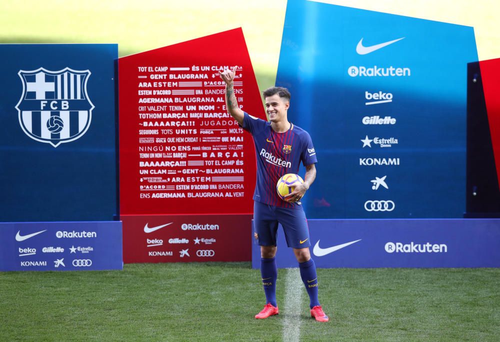 Presentació de Phillippe Coutinho