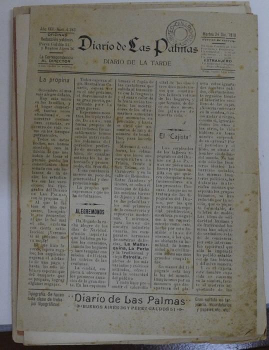 DIARIO DE LAS PALMAS DE SEDA