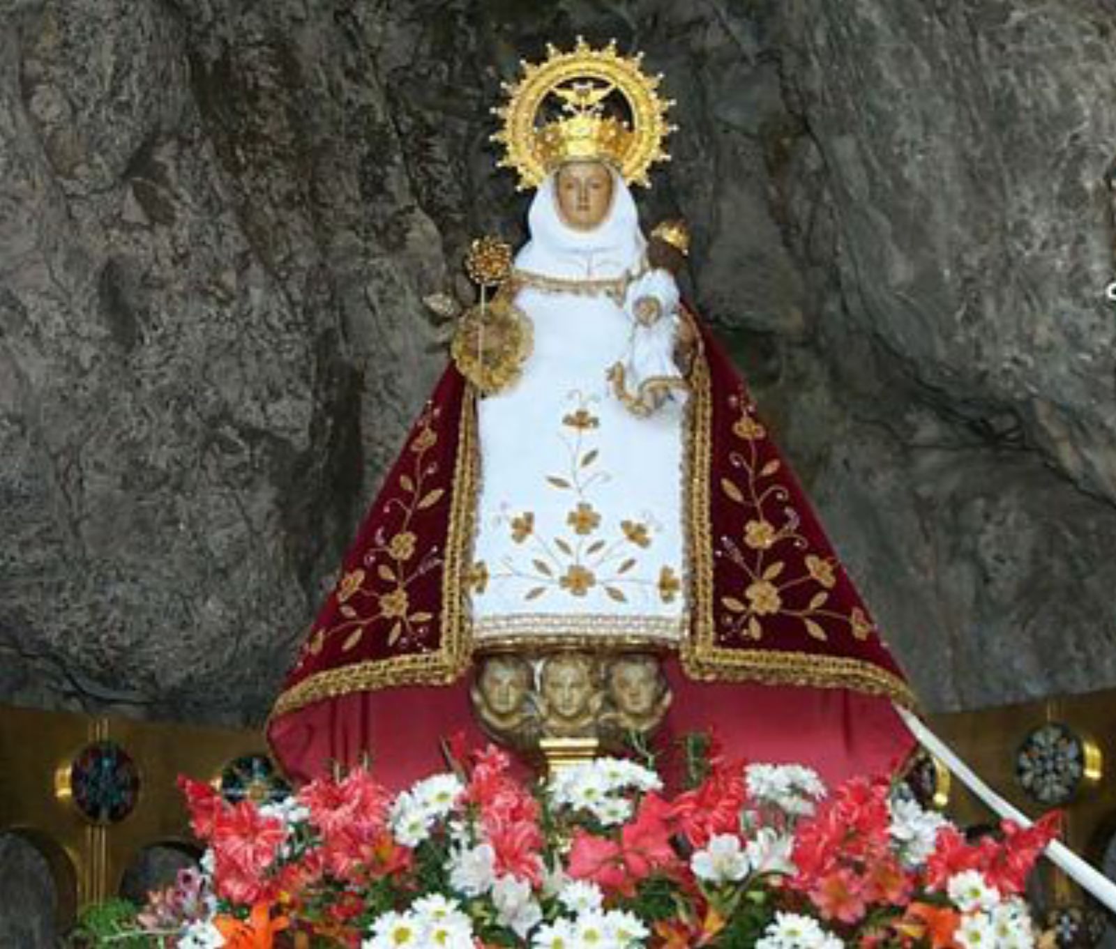 La Virgen de Covadonga.