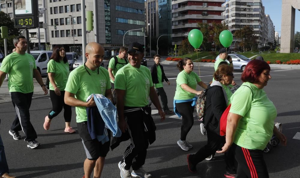 Las imágenes de la marcha de Aspanaex