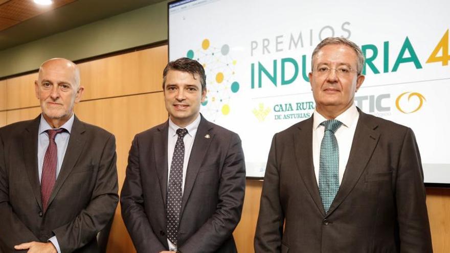 Por la izquierda, Pablo Priesca, Juan Carlos Campo y Antonio Romero.
