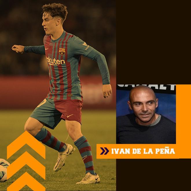 El exjugador del Barça Ivan de la Peña es el encargado de negociar la renovación de Gavi con el club blaugrana