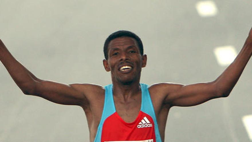 El atleta etíope Haile Gebrselassie.