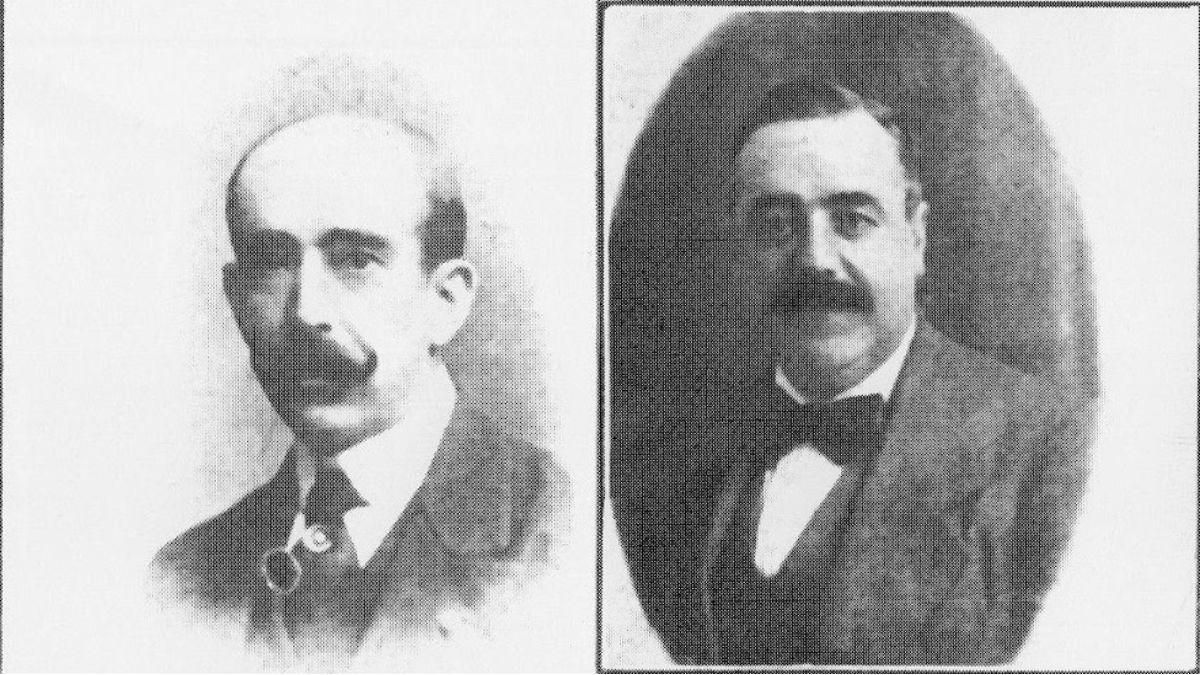 Isidro de Benito, izquierda, y francisco Clivillés