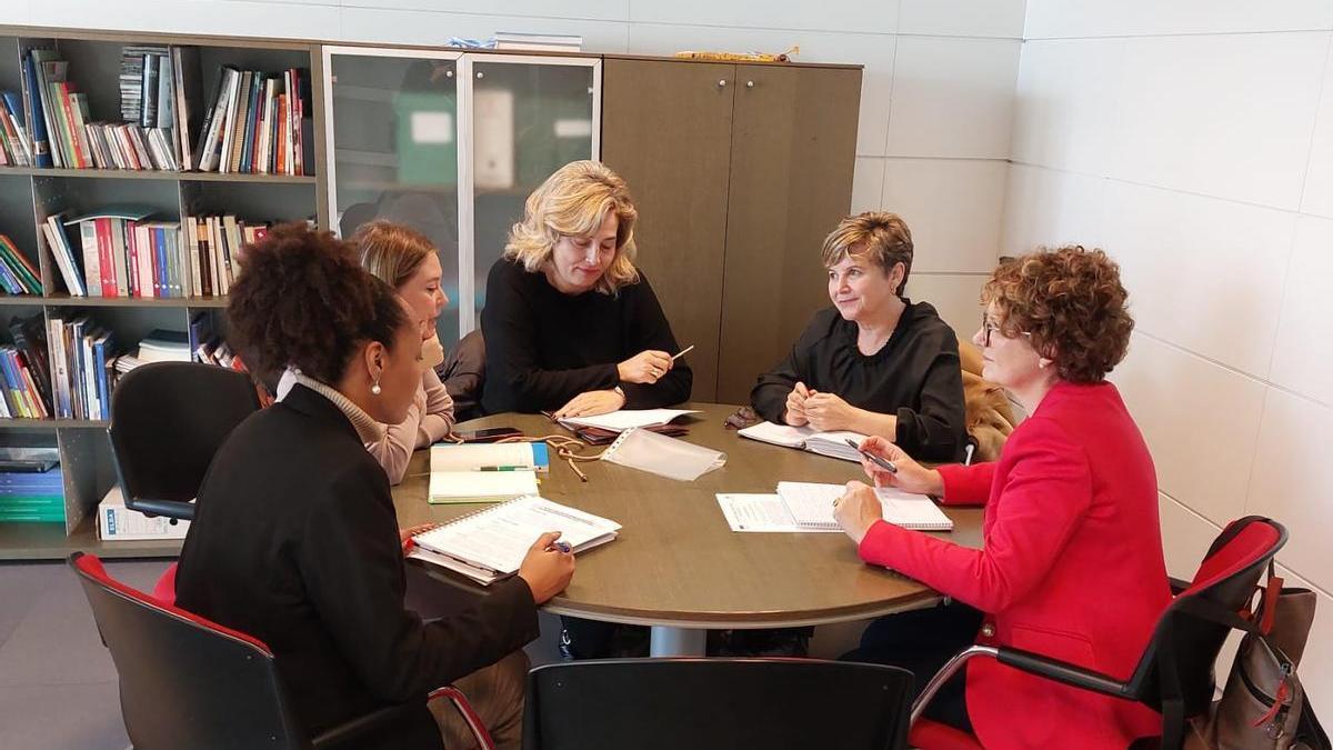 Un momento de la reunión.