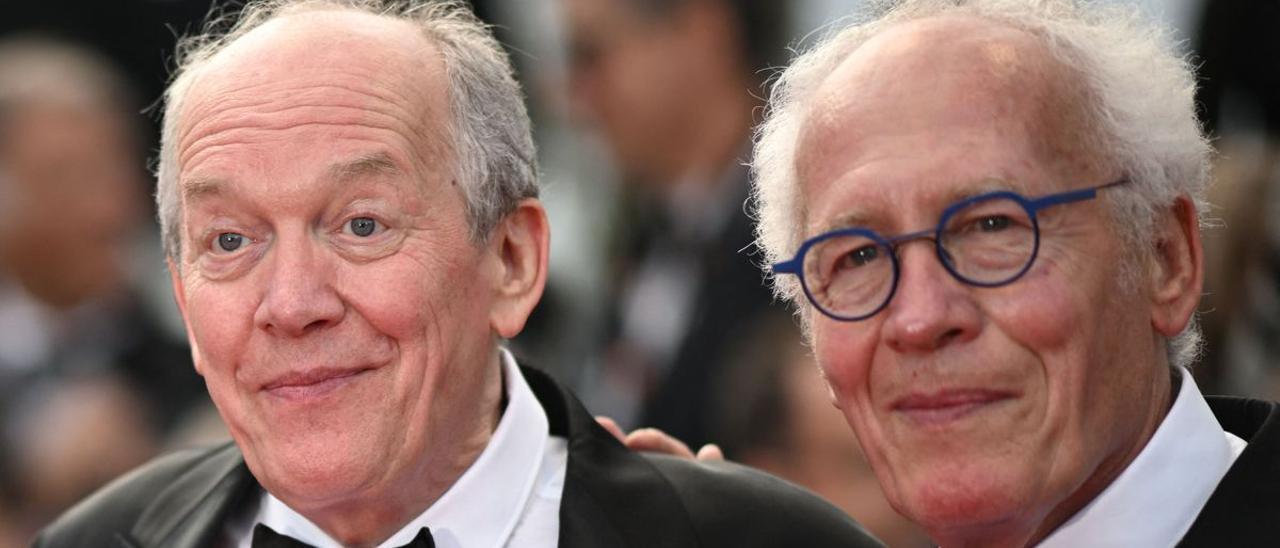 Luc y Jean-Pierre Dardenne, en Cannes.