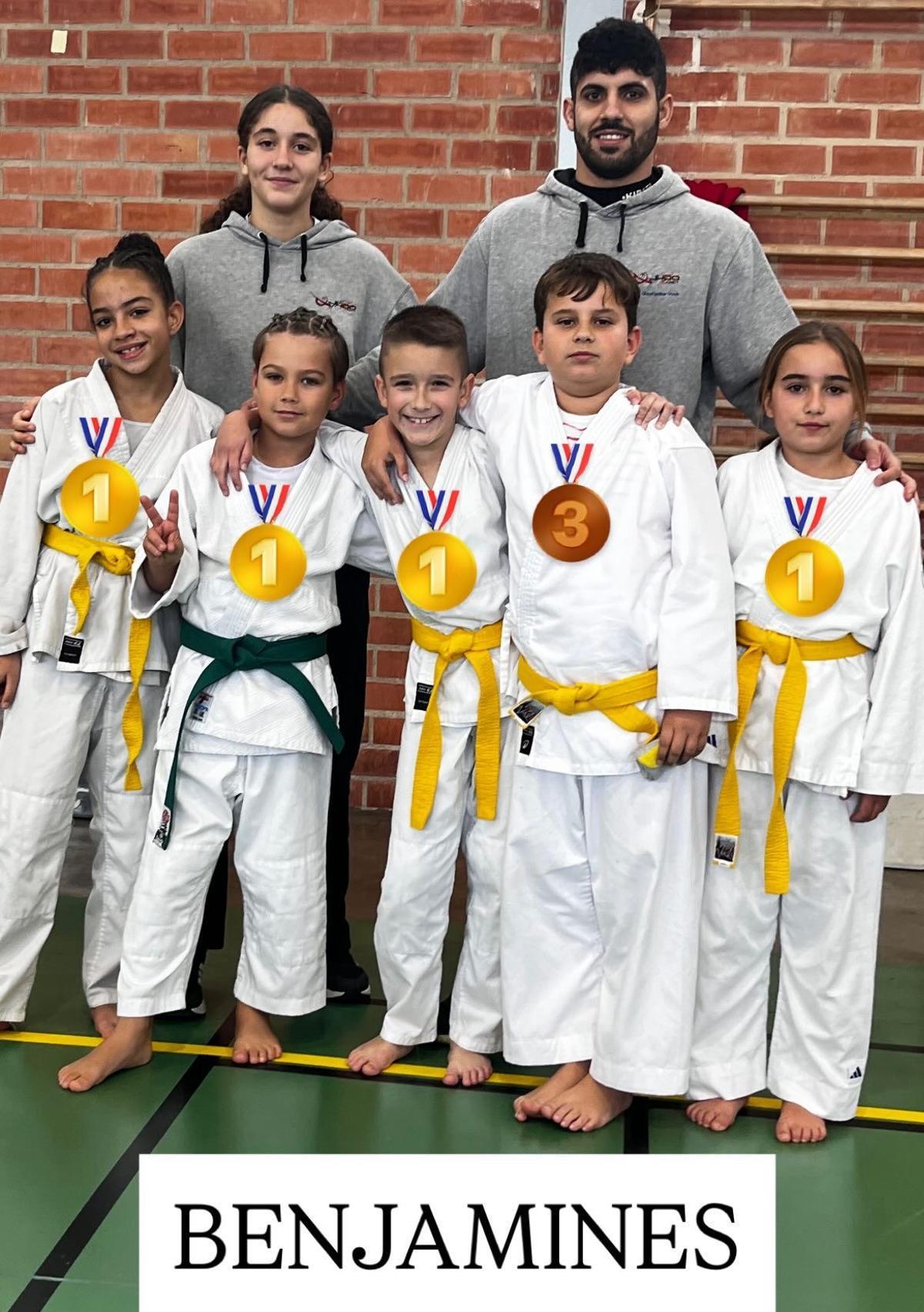 Benjamines en la competición.