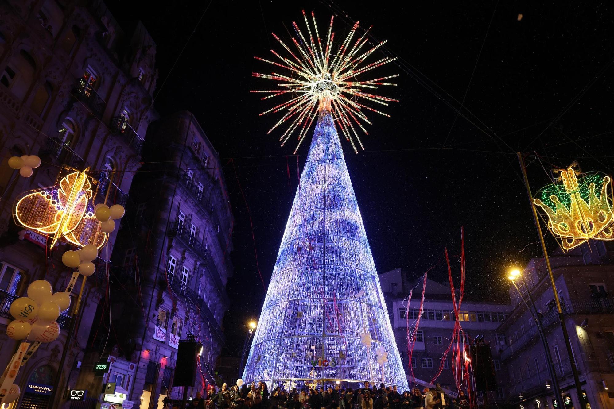 La Navidad de Vigo ya deslumbra al mundo