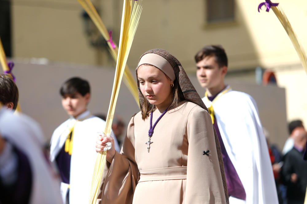 Procesión de las Palmas en la parroquia de Ntra. Sra. de los Ángeles